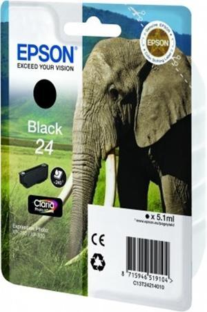 EPSON - cartucho inkjet negro CLARIA PHOTO 24 240P XP-55/7XX/8XX/9XX (Ref.C13T24214012)