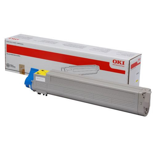 OKI - Toner Laser ORIGINALES Amarillo C/9655 22,000 paginas (Ref.43837129)