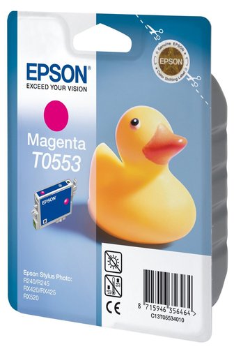 EPSON - CARTUCHO INKJET T055340 STYLUS PHOTO RX245/420/425/520 R240 MAGENTA (Ref.C13T05534010)