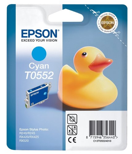 EPSON - INK-JET T0552 CIAN (Ref.C13T05524010)