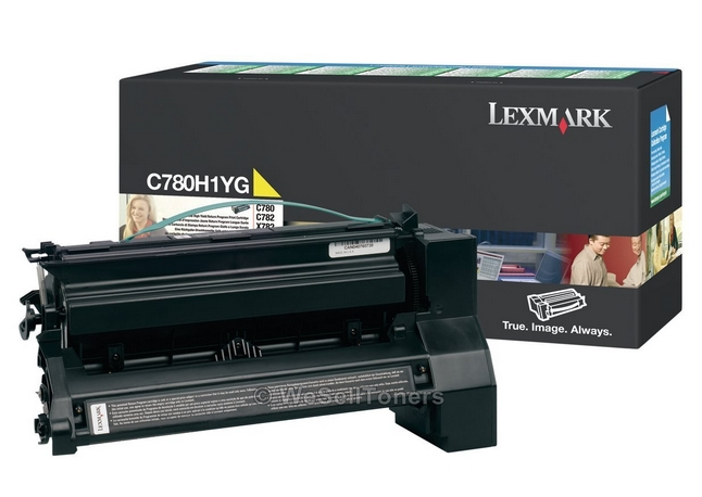 LEXMARK - Toner Laser ORIGINALES Amarillo (Ref.C780H1YG)
