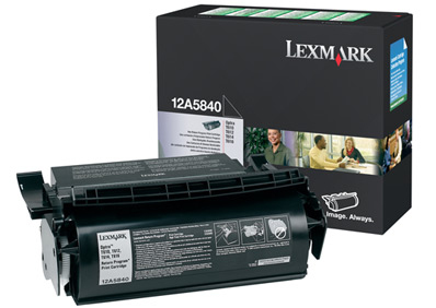 LEXMARK - Toner Laser ORIGINALES Negro (Ref.12A5840)