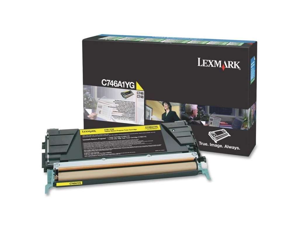 LEXMARK - Toner Laser ORIGINALES Amarillo (Ref.C746A1YG)