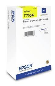 EPSON - Cartuchos ORIGINALES Inyección De Tinta T7554XL AMARILLO (Ref.C13T755440)