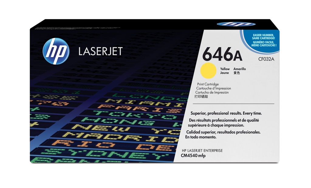 HP ( HEWLETT PACKARD ) - Toner Laser ORIGINALES 646X Amarillo (Ref.CF032A)