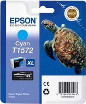 EPSON - Cartuchos ORIGINALES Inyección De Tinta T1572 CYAN (Ref.C13T15724010)