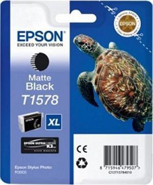 EPSON - Cartuchos ORIGINALES Inyección De Tinta T1578 NEGRO MT (Ref.C13T15784010)