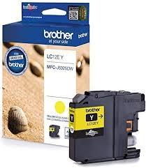 BROTHER - Cartuchos ORIGINALES Inyección De Tinta AMARILLO 1.200 PÁG (Ref.LC12EY)
