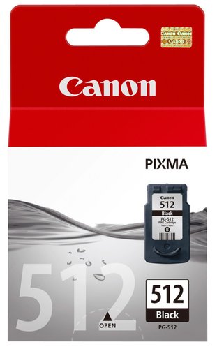 CANON - Cartuchos ORIGINALES Inyección De Tinta PG-512 Negro (Ref.2969B009)