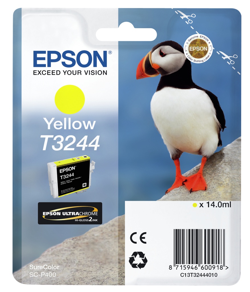 EPSON - Ink-jet surecolor sc-p400 amarillo (Ref. C13T32444010)