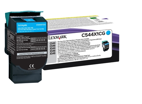 LEXMARK - Toner Laser ORIGINALES Cyan (Ref.C544X1CG)