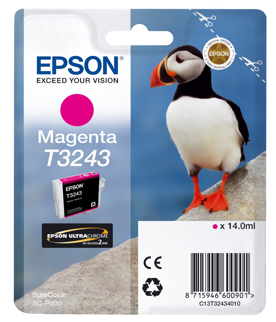 EPSON - Ink-jet surecolor sc-p400 magenta (Ref. C13T32434010)