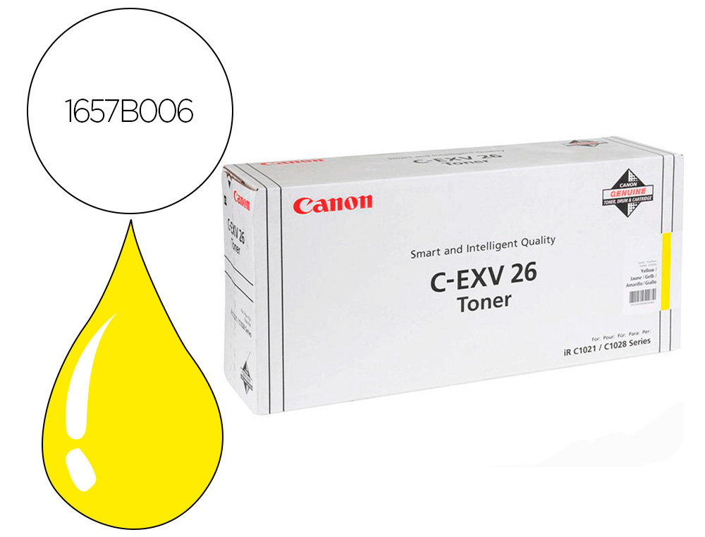 CANON - Toner exv26y irc1021i irc1028i amarillo (Ref. 1657B006)