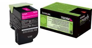 LEXMARK - Toner Laser ORIGINALES 702XM Magenta 4000 paginas Retornable Para CS510 (Ref.70C2XM0)