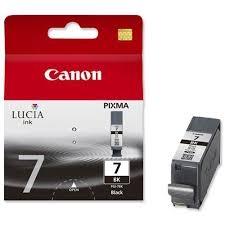 CANON - Cartuchos ORIGINALES Inyección De Tinta PGI-7BK Negro (Ref.2444B001)