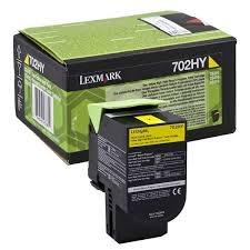 LEXMARK - Toner Laser ORIGINALES 702HY Amarillo (Ref.70C2HY0)
