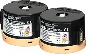 EPSON - Doble Cartucho de Toner Retornable 0711 Negro (Ref.C13S050711)