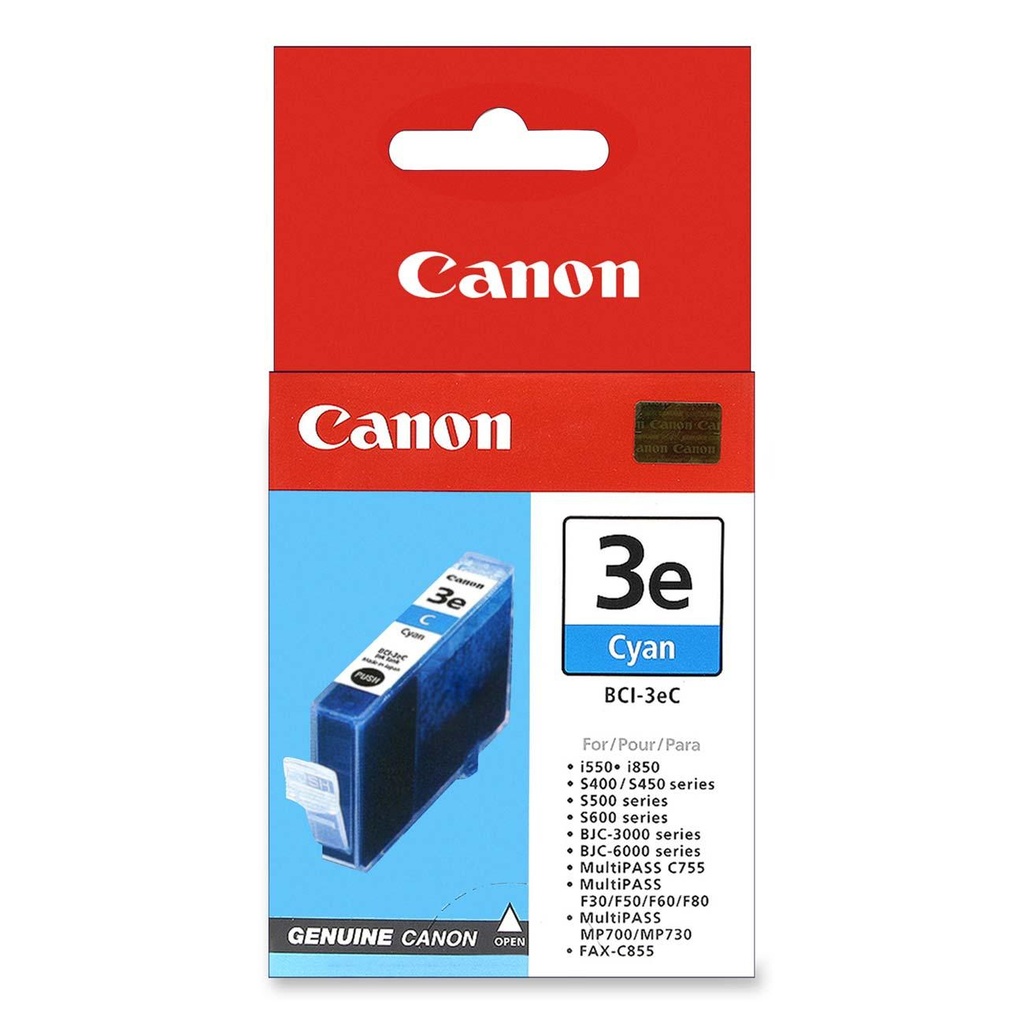 CANON - Cartuchos ORIGINALES Inyección De Tinta BCI-3EC Cyan (Ref.4480A002)
