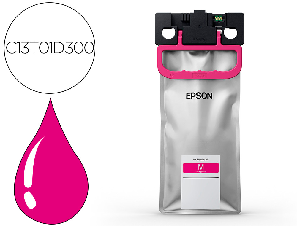 EPSON - Ink-jet workforce pro wf-c529r / c579r magenta xxl ink 20k (Ref. C13T01D300)