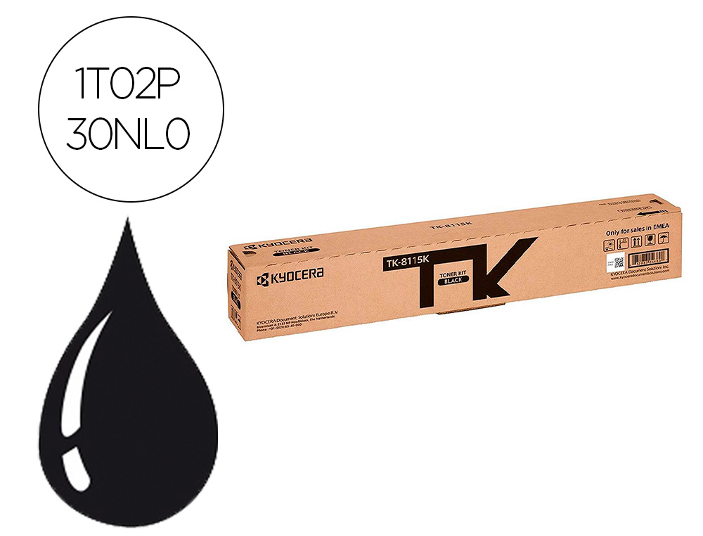 KYOCERA MITA - KYOCERA - Toner m8124/m8130cidn negro (Ref. 1T02P30NL0)