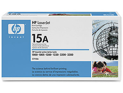 HP ( HEWLETT PACKARD ) - Toner Laser ORIGINALES 15A Negro (Ref.C7115A)