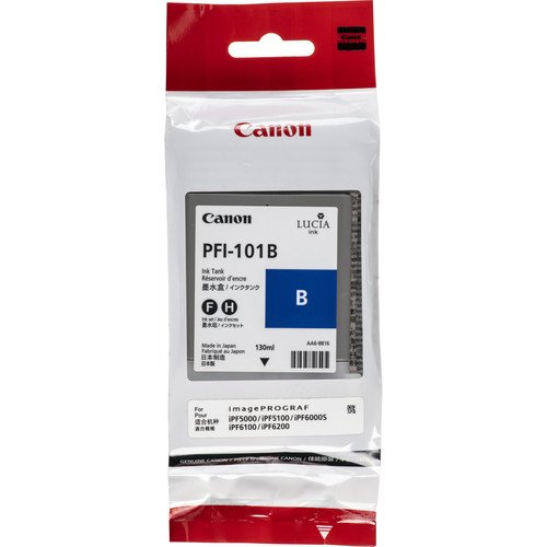 CANON - CARTUCHO INKJET PFI-101B IPF5000/6000 AZUL 130 ML. () (Ref.0891B001AA)