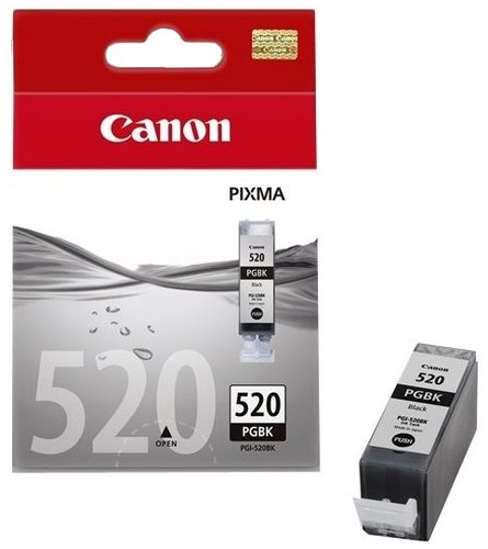 CANON - Cartuchos ORIGINALES Inyección De Tinta PGI-520BK Negro (Ref.2932B011)