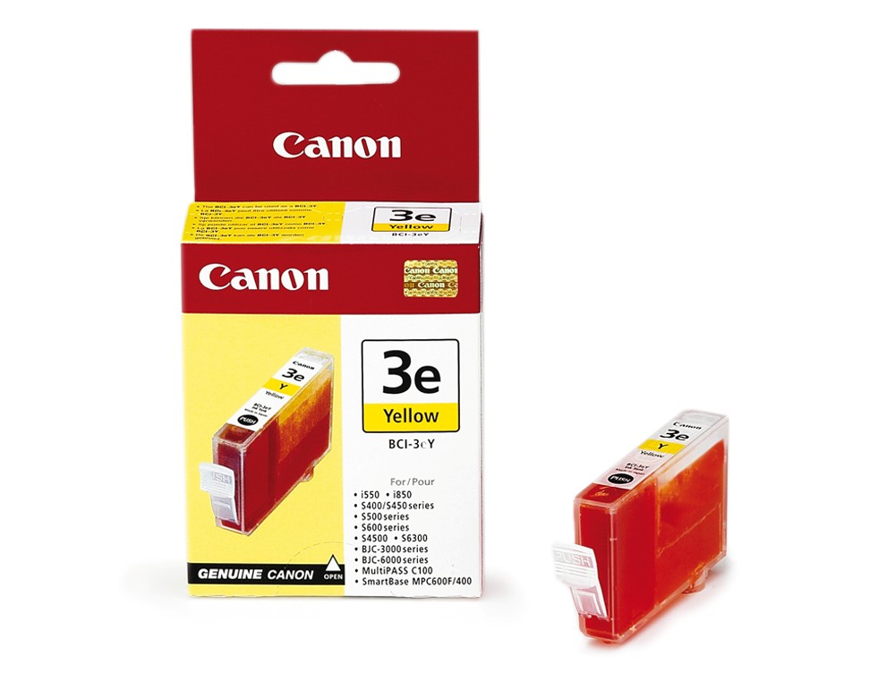 CANON - Cartuchos ORIGINALES Inyección De Tinta BCI-3EY Amarillo AB (Ref.4482A002)