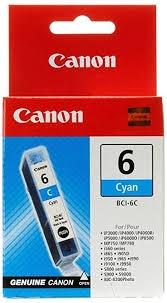 CANON - Cartuchos ORIGINALES Inyección De Tinta BCI-6C Cyan (Ref.4706A002)