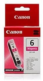 CANON - Cartuchos ORIGINALES Inyección De Tinta BCI-6M Magenta 13 ml (Ref.4707A002)
