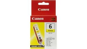 CANON - Cartuchos ORIGINALES Inyección De Tinta BCI-6Y Amarillo (Ref.4708A002)