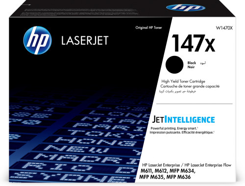 HP ( HEWLETT PACKARD ) - Toner 147x m611 / m612 / mfp m635 / mfp m 636 negro 25200 paginas (Ref. W1470X)