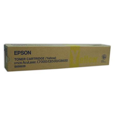 EPSON - Toner Laser ORIGINALES S050039 Amarillo Para AL-C8500/8600 6000 paginas (Ref.C13S050039)