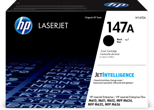 HP ( HEWLETT PACKARD ) - Toner 147a m611 / m612 / mfp m635 / mfp m 636 negro 10500 paginas (Ref. W1470A)
