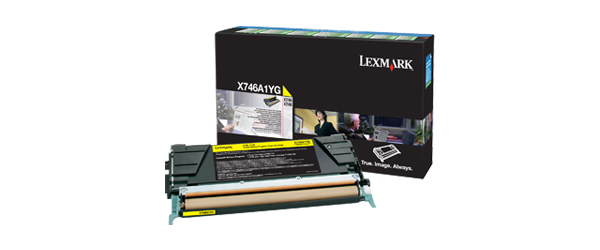 LEXMARK - Toner Laser ORIGINALES Amarillo (Ref.X746A1YG)