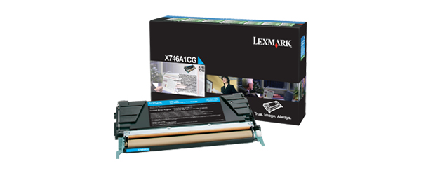 LEXMARK - Toner Laser ORIGINALES Cyan (Ref.X746A1CG)