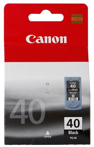 CANON - Cartuchos ORIGINALES Inyección De Tinta PG-40 NEGRO (Ref.0615B042)