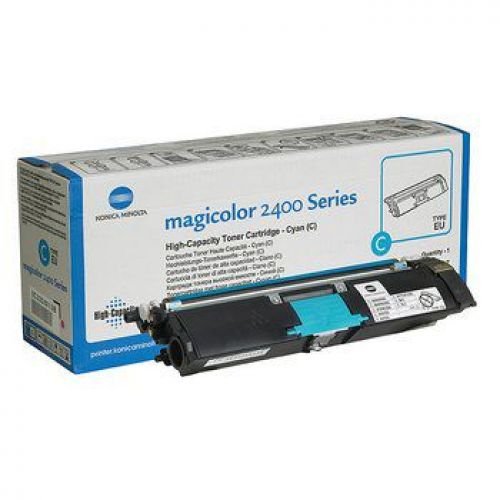 KONICA MINOLTA - Toner Laser ORIGINALES Cyan Comp.Magicolor 2400 series 4.500pg (Ref.A00W332)