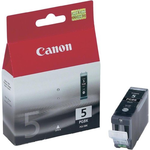 CANON - Cartuchos ORIGINALES Inyección De Tinta PGI-5BK NEGRO (Ref.0628B029)
