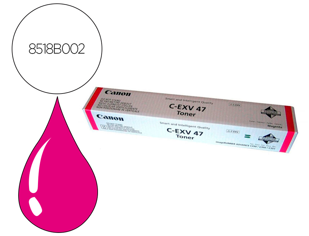 CANON - Toner exv47m ir advance c250 c350 magenta (Ref. 8518B002)