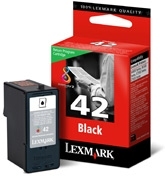 LEXMARK - Cartuchos ORIGINALES Inyección De Tinta Nº42 Negro (Ref.18Y0142E)