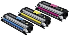 KONICA MINOLTA - Toner Laser ORIGINALES Tricolor Compatible Magicolor 1600 (Ref.A0V30NH)