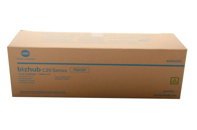 KONICA MINOLTA - Toner Laser ORIGINALES TN318 Amarillo (Ref.A0DK253)
