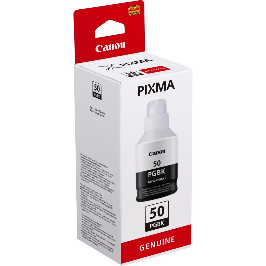 CANON - Tinta gi-50m para pixma g5050/g6050/g7050/gm2050/ gm4051 negro 6000 paginas (Ref. 3386C001)