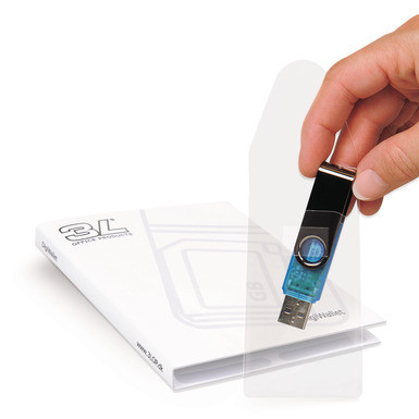 3L OFFICE - FUNDA USB 3L PP 52,5x90 ADHESIVAS CON CARPETILLA ORGANIZADORA BOLSA DE 10 (Ref.10250)