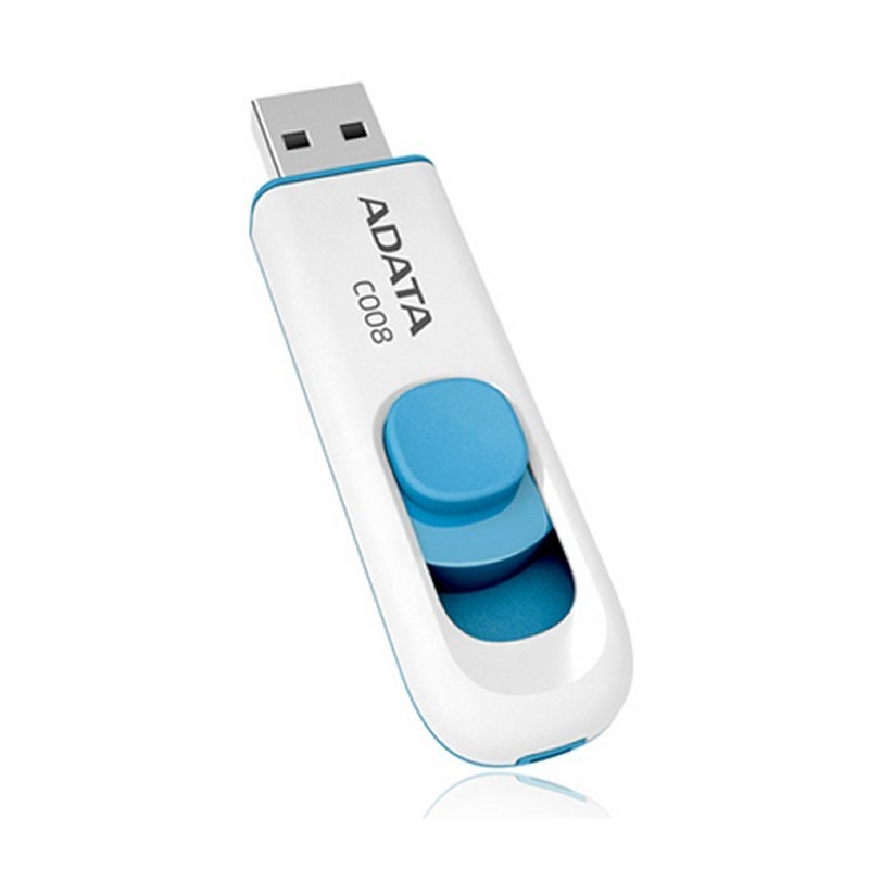 ADATA - 32GB C008 unidad flash USB USB tipo A 2.0 Azul, Blanco (Canon L.P.I. 0,24€ Incluido) (Ref.AC008-32G-RWE)