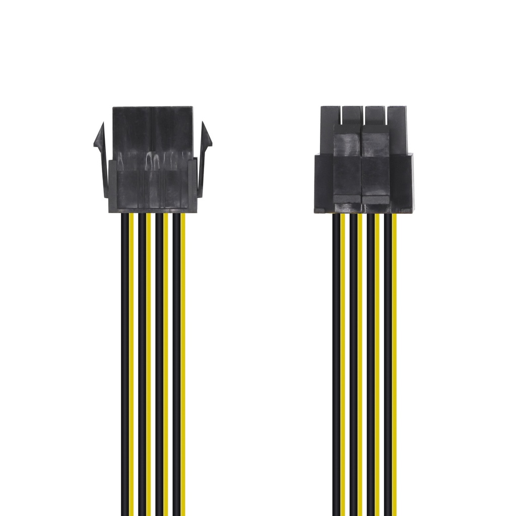 AISENS - CABLE ALIMENTACIÓN, 8PIN/H-4+4PIN/M, 30CM (Ref.A131-0419)