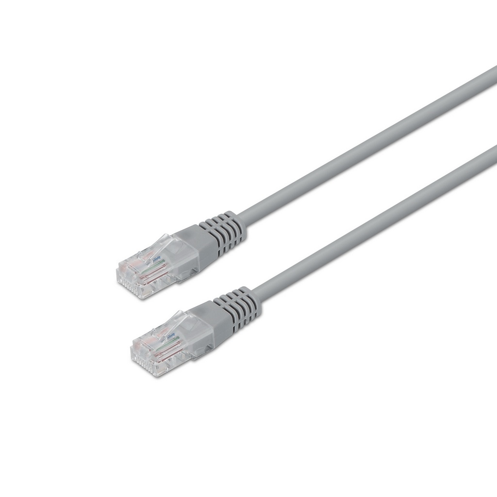 AISENS - CABLE DE RED LATIGUILLO RJ45 CAT.5E UTP AWG24, GRIS, 10M (Ref.A133-0183)