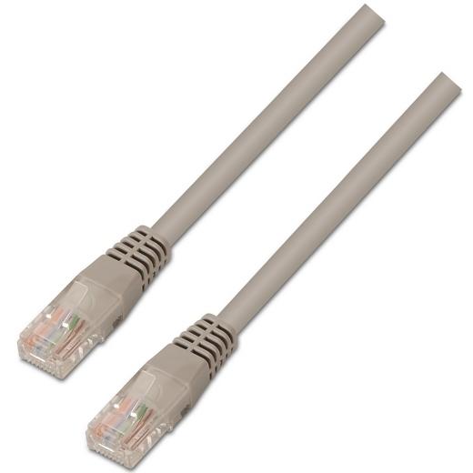 AISENS - CABLE DE RED LATIGUILLO RJ45 CAT.6 UTP AWG24 GRIS 3,0M (Ref.A135-0231)