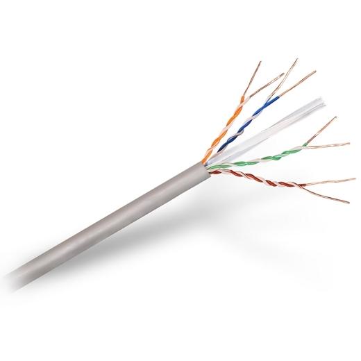 AISENS - CABLE DE RED RJ45 CAT.6 UTP RÍGIDO AWG24, GRIS, 100M (Ref.A135-0261)